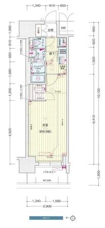 丸の内駅 徒歩8分 9階の物件間取画像